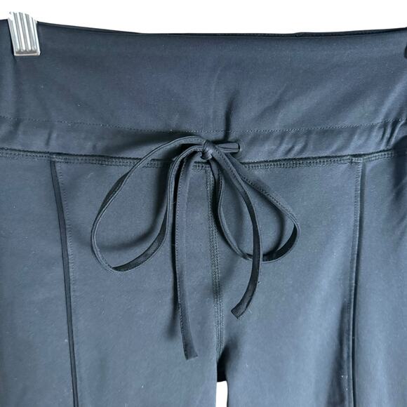 Kate Spade New York Black Flare Leg Drawstring High Waist Active Yoga Pants XS - Picture 4 of 8